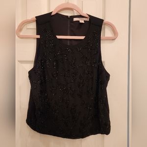 Forever 21 Black Beaded Tank
